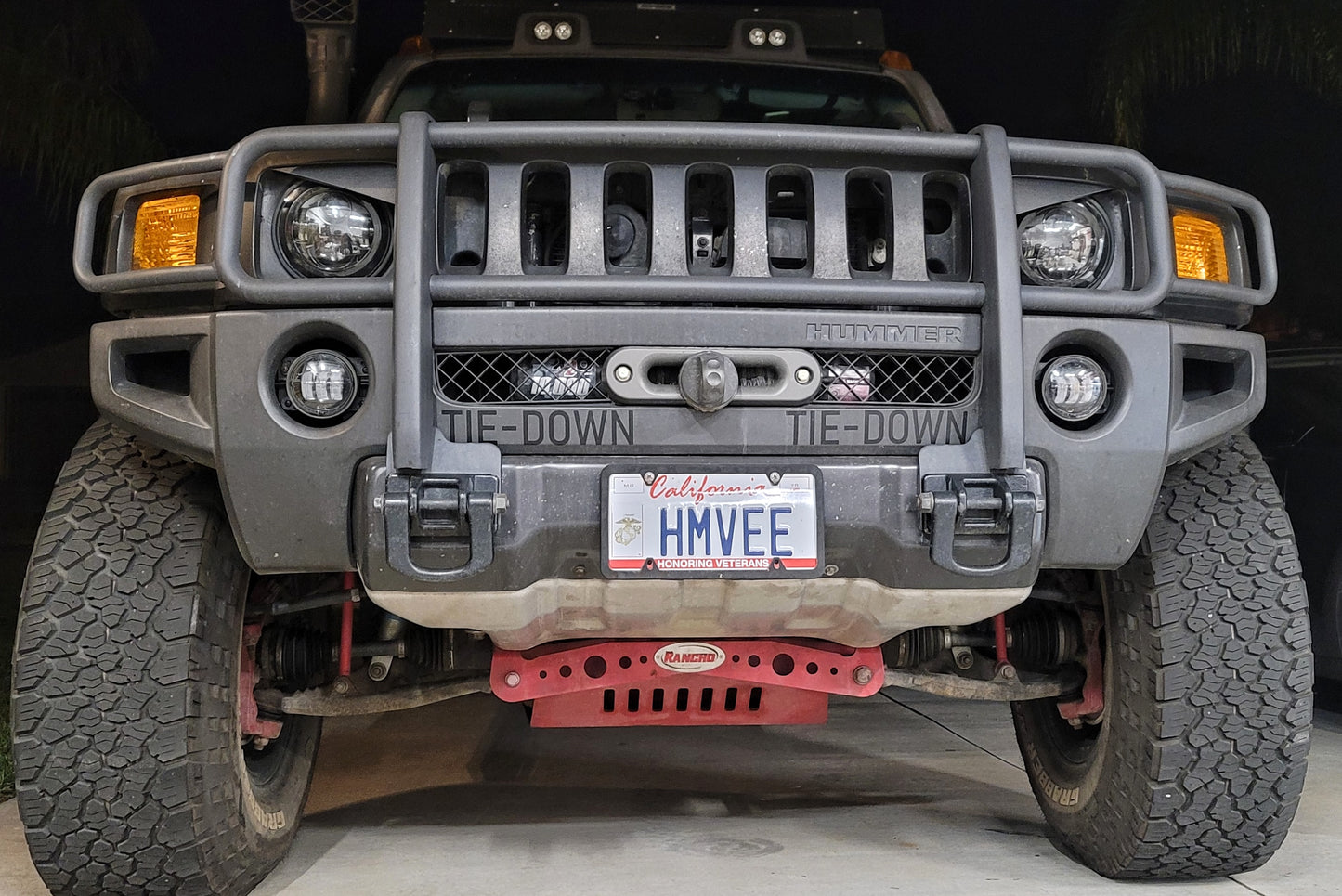 Hummer H3 Angry Eyes Grill Inserts